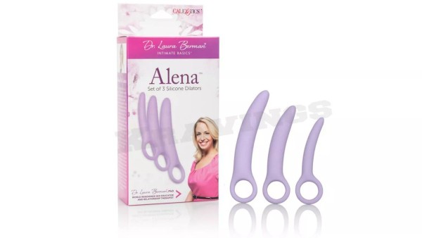 Berman Silicone Dilator Set in purple from Dr. Laura Berman