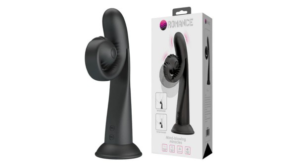 Romance – Mind Blowing Miracles Selma Dual Vibrating Dong (Black)