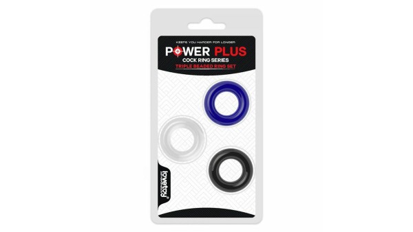 Power Plus Triple Donut Ring Set