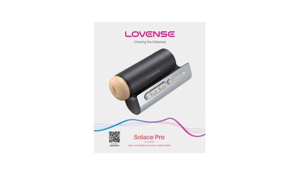 Lovense Solace Pro Automatic Thrusting Masturbator Black