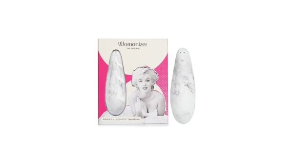 WOMANIZER Classic 2 Clitoral Stimulator Marilyn Monroe - # White Marble 1pc