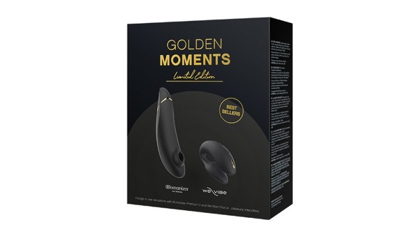 We-Vibe Chorus / Womanizer Premium 2 Golden Moments Collection 2023 – Black/Gold