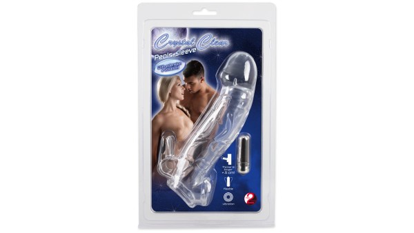 You2Toys Chrystal Skin Sleeve Penis Enlargement Cover Clear