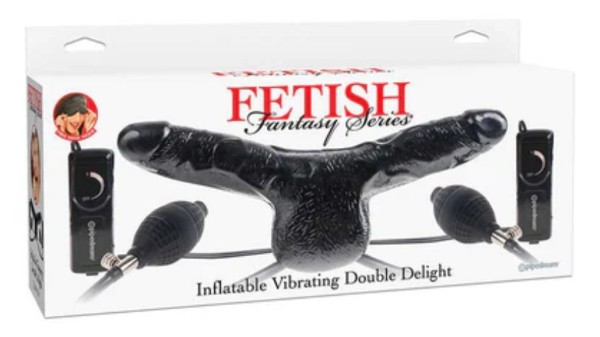 Inflatable Vibrating Double Delight