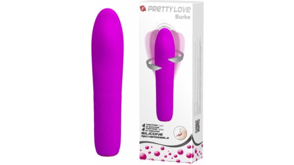 Pretty Love Burke Classic Silicone Rechargeable Rotating Vibrator