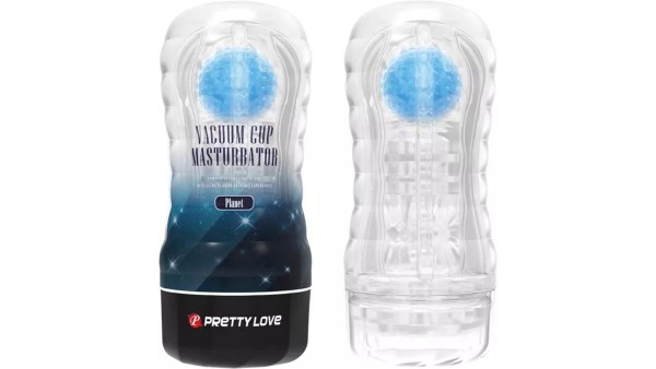 Pretty Love Vacuum Cup Masturbator blue