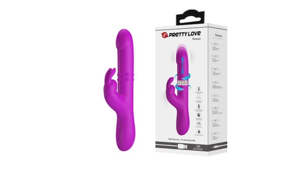 PRETTY Love Reese thrusting & rotating Rabbit vibrator Purple