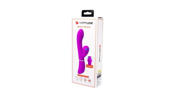 Pretty Love Clitoris Vibrator with swaying motion Purple