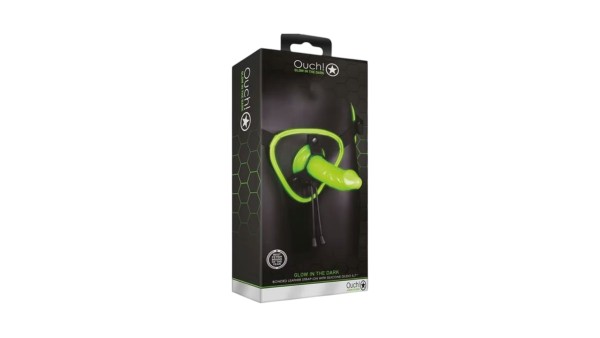 Ouch! Strap-On Harness with Glow in the Dark Glitter