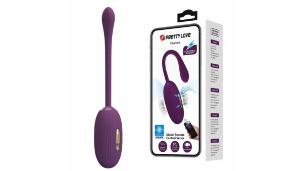 Pretty Love DOREEN Egg Vibrator with Electro shock PURPLE