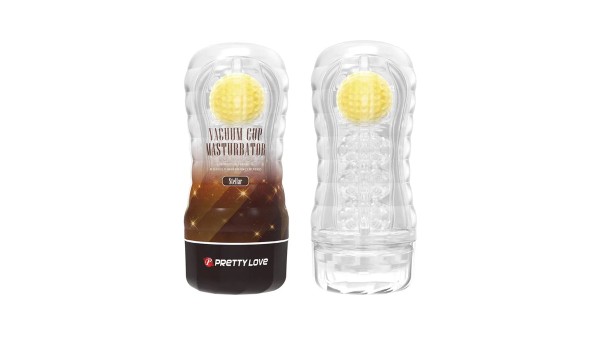 Pretty Love - Stellar - Vacuum Masturbator Cup - Yellow