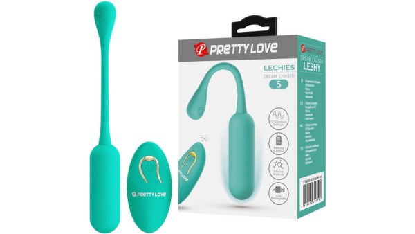 Vibrator Egg with Remote Control Green LECHIES