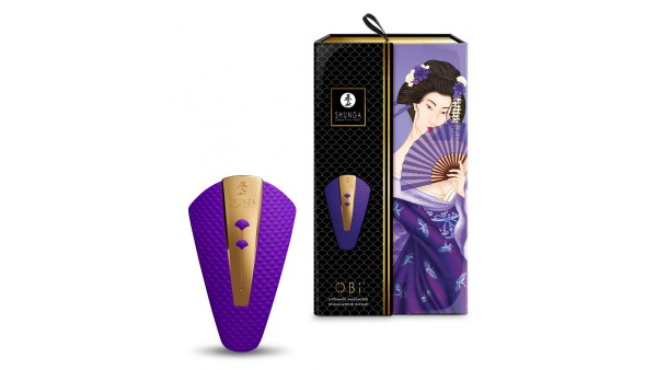 SHUNGA OBI USB MASSAGER VIBRATOR LILAC