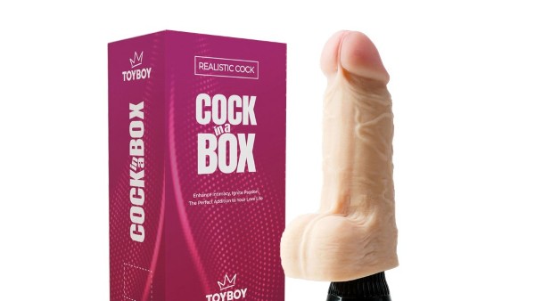 TOYBOY HARRY Realistic TPE suction dildo Vibrator 22 cm