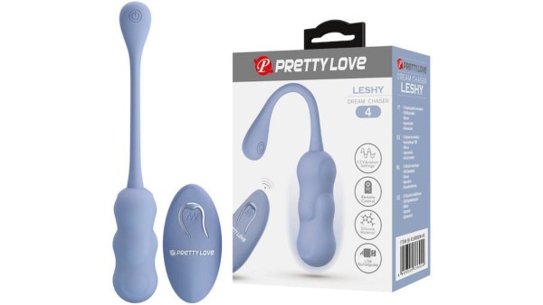 Vibrator Egg with Remote Control Blue LESHY