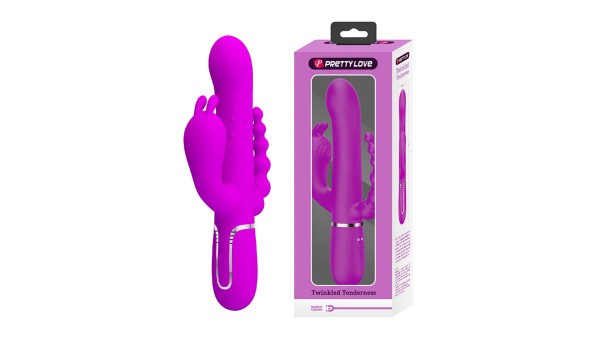 Pretty Love - Cammy - Triple Vibrator - Purple
