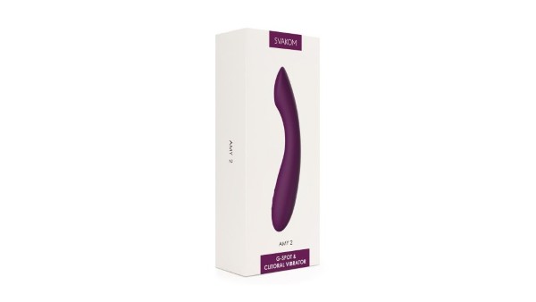 Svakom Amy 2 G-spot and clitoris vibrator LILAC