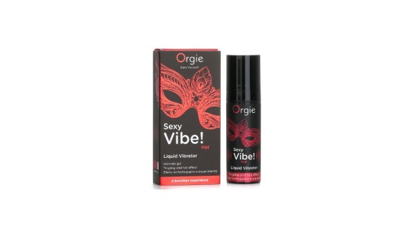 ORGIE Sexy Vibe! Hot Liquid Vibrator Exciting Gel 15ml/0.5oz
