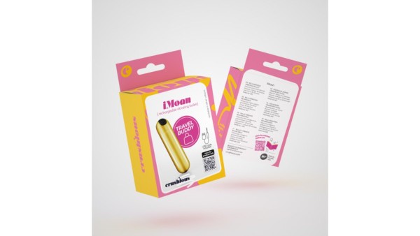 CRUSHIOUS IMOAN RECHARGEABLE VIBRATING BULLET GOLDEN