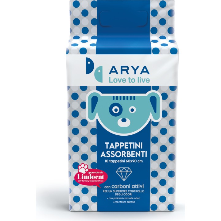 Arya Training Pads With Activated Carbon 40pc 60x60