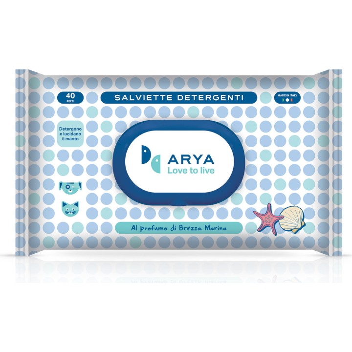 Arya Wet Wipes Sea Breeze Scent 40 Wipes