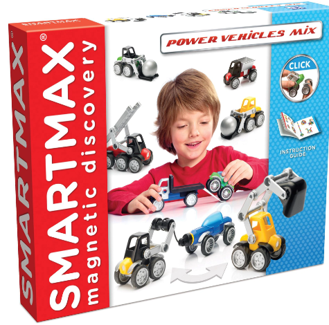 SMARTMAX MAGNETIC POWER VEHICLES 124303 25PCS 3-6Y