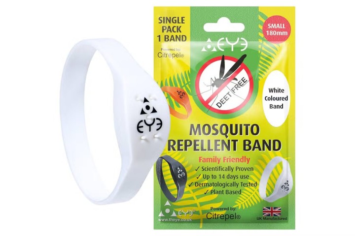 Theye Mosquito Repellent Adjustable Hand Band White Colour