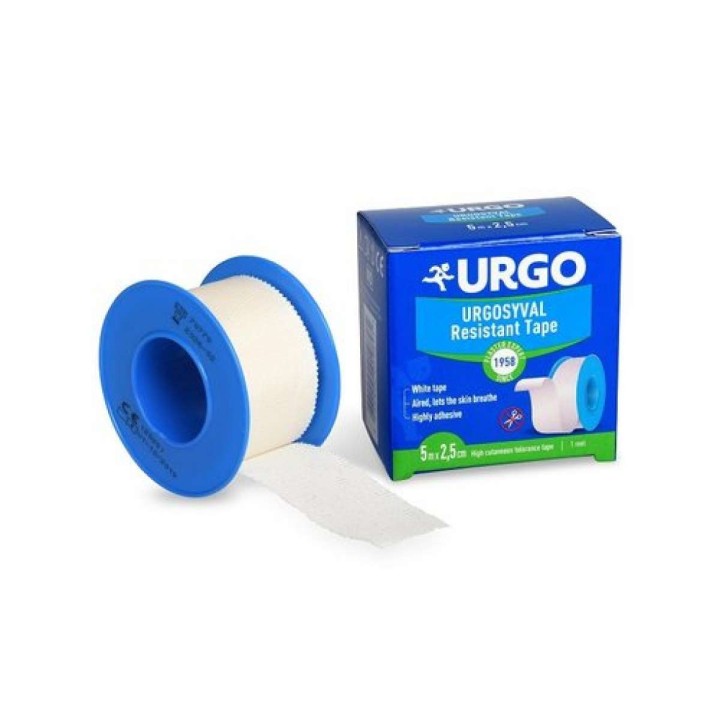 Urgosyval White Woven Plaster 5m x 2,5cm