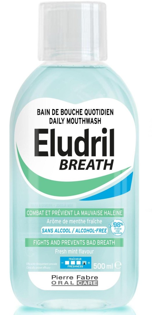 Eludril Mouthwash Breath 500Ml