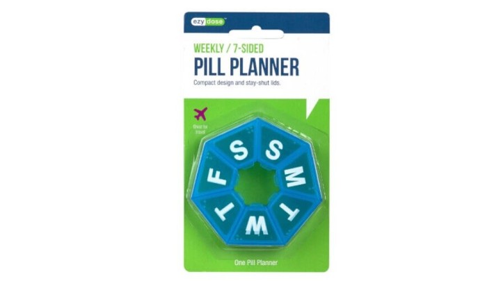 Ezy Dose 7 Day 7 Sided Pill Planner