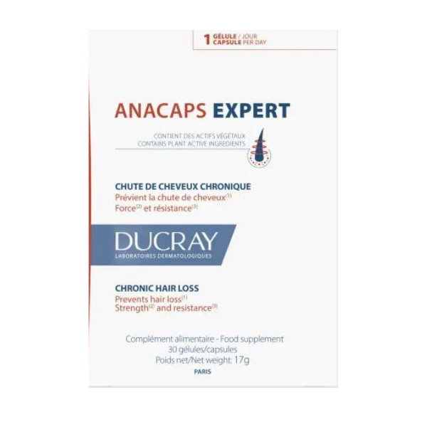 Ducray Supplement Anacaps Expert Chronic Hair Loss 30Caps