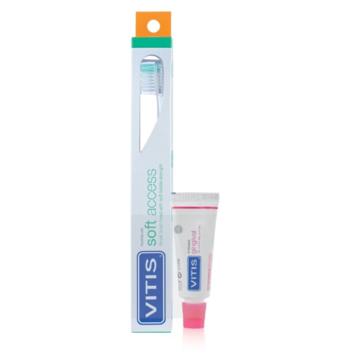 Vitis soft access toothbrush