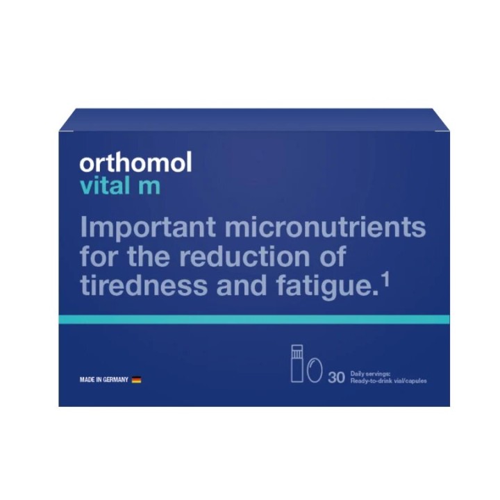 Orthomol Vital M Ready To Drink Vials + Capsules 2X30