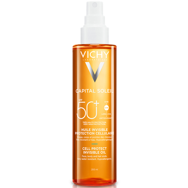 Vichy Capital Soleil Cell Protect Invisible Oil Sunscreen Oil Spf50+ 200Ml
