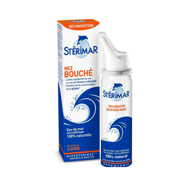 Sterimar Congestion Relief 100% Natural Sea Water Nasal Spray - 100Ml