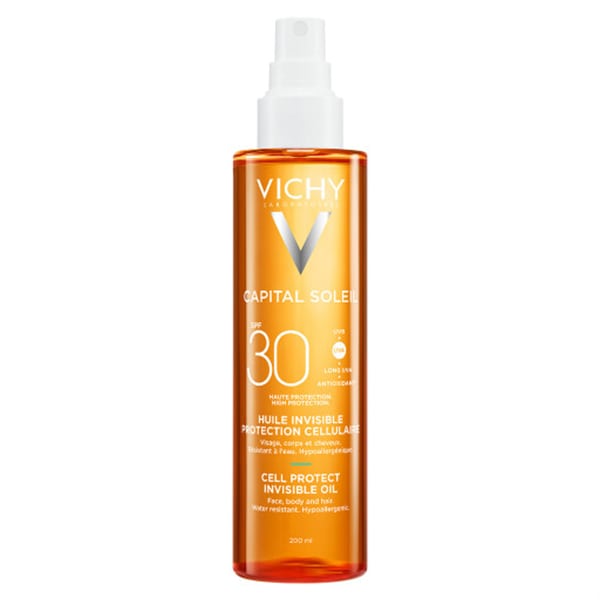 Vichy Capital Soleil Cell Protect Invisible Oil SPF30, 200ml