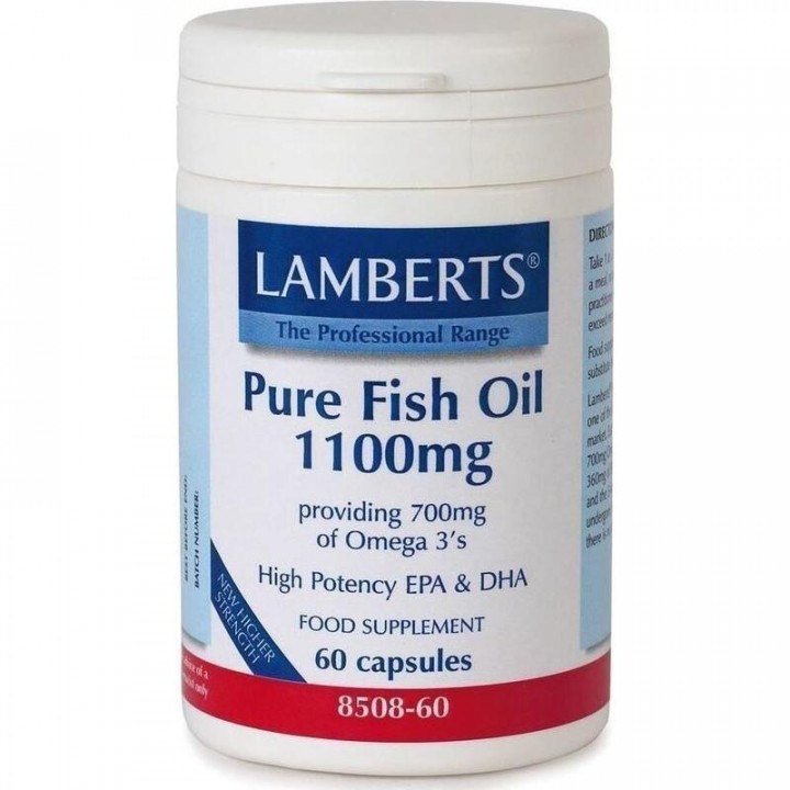 Lamberts Pure Fish Oil 1100Mg 60 Or 120 Capsules - 60 Capsules