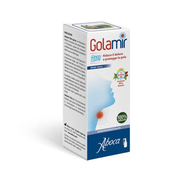 Aboca Golamir 2Act Spray For Sore Throat 30Ml