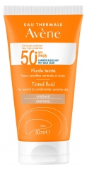 Avene Eau Thermale Fluide Teintee SPF50+ Tinted Face Sunscreen for Normal to Combination Sensitive Skin 50ml