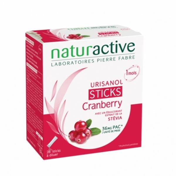 Naturactive Urisanol Sticks Cranberry 28 Sticks