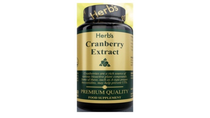 Herbs Cranberry Extract&Vit C,60Tabs