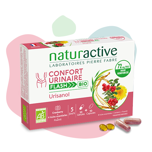Urisanol Urinary Comfort Flash 10 Gelules + 10 Capsules