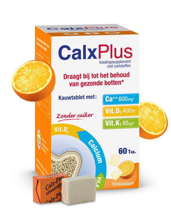 Calx Plus Chewable Multivitamin 60Tabs Orange 600Mg