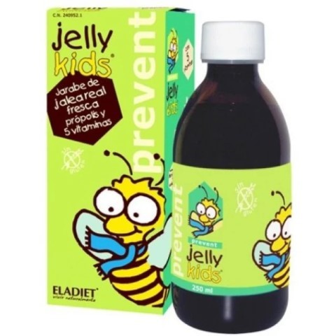 Eladiet Jelly Kids Prevent Children's Syrup for Stimulation & Energy with strawberry flavor, 250ml
