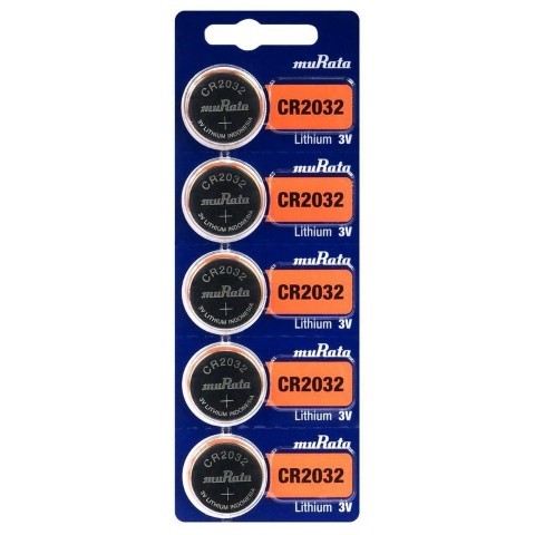 Murata Mini Coin Cell Battery 3V - 5 Pcs