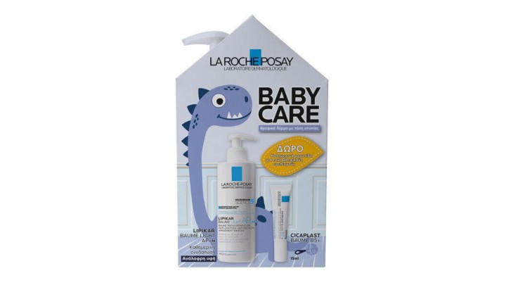 La roche Posay Gift Set (LIPIKAR BAUME LIGHT 400 ml + CICAPLAST BAUME B5 15 ml FREE)