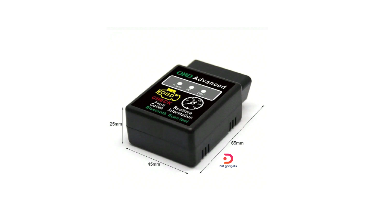 52D#ELM327®Bluetooth OBDII Car Diagnostic Scan Tool -Black