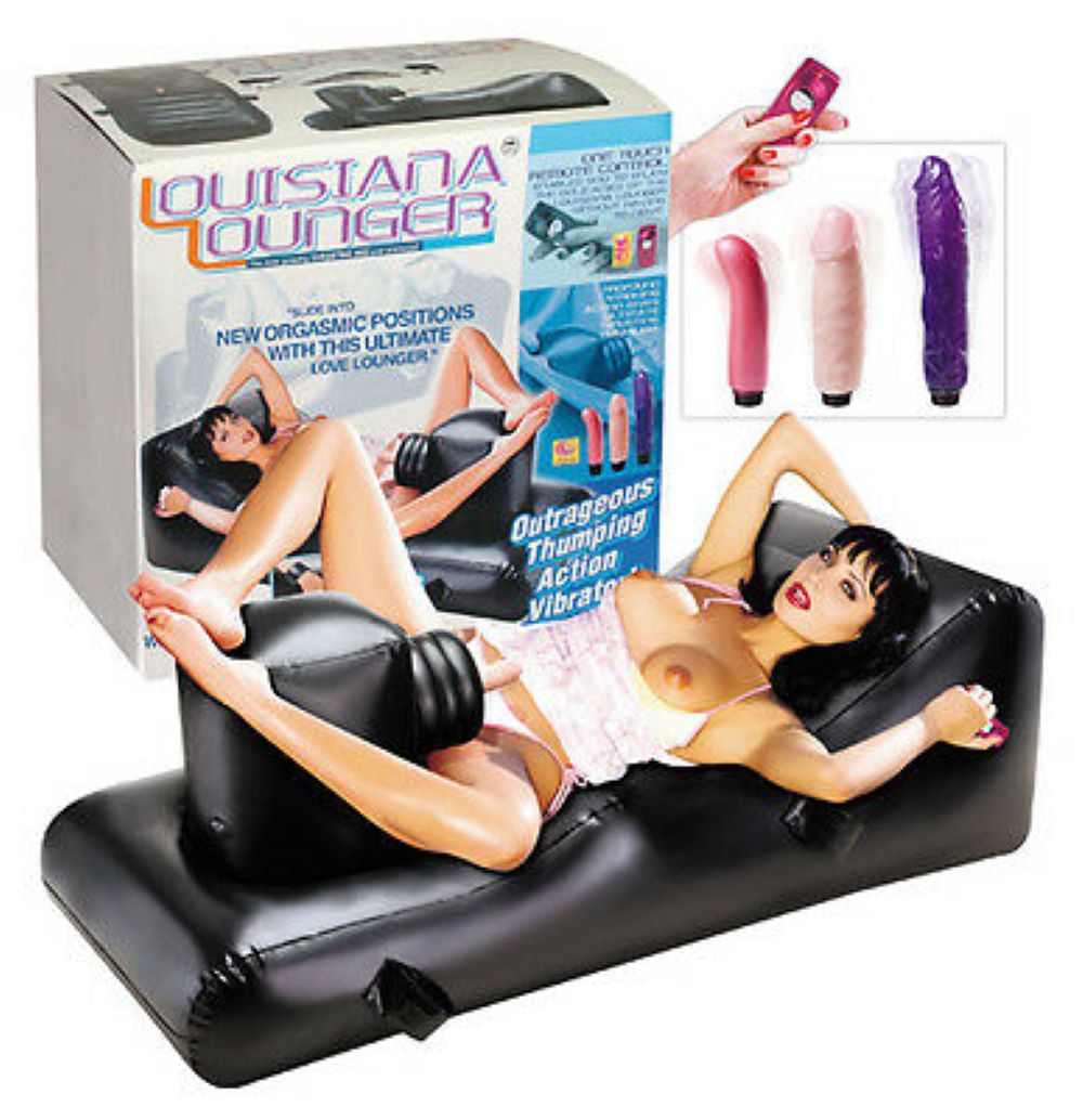 INFLATABLE VIBRATING SEX MASHINE WITH 3 DILDO