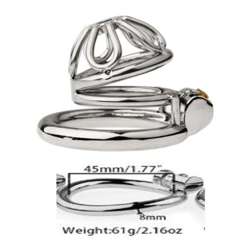 Petal Metal Chastity Cage – M Flat