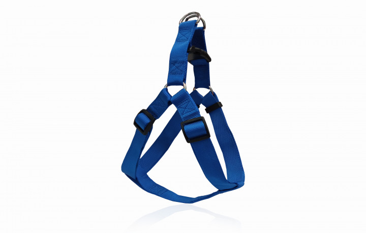 Pet-Intrest Harness BLUE 26cmx40cm 10mm Width XS